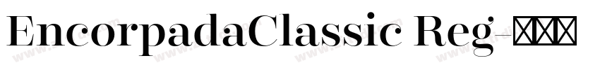 EncorpadaClassic Reg字体转换
